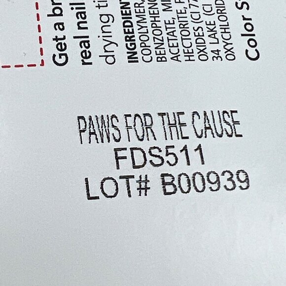 Color Street Nail Polish Strips Paws for the Cause 16 Double End NIP Dog Print - Picture 4 of 4